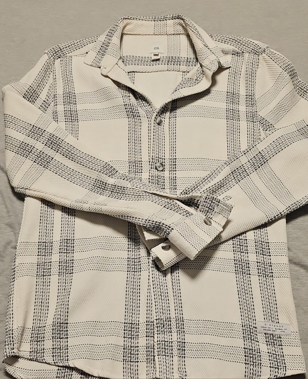 River Island Plaid Shirt Jacket